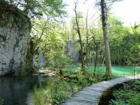 木道：プリトヴィツェ国立公園