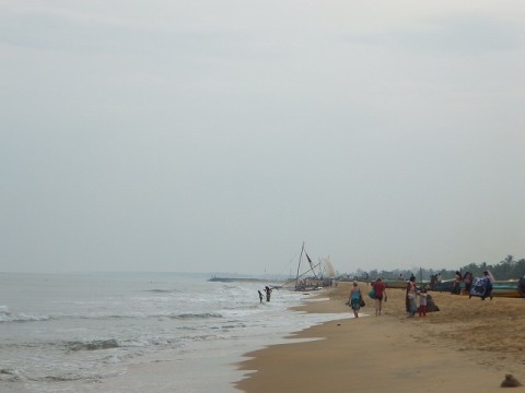 リゾート地の一つ、ネゴンボビーチ：スリランカ