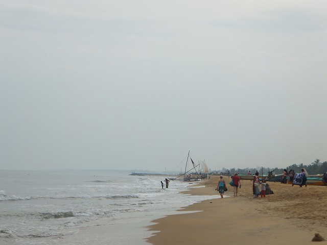 リゾート地の一つ、ネゴンボビーチ：スリランカ