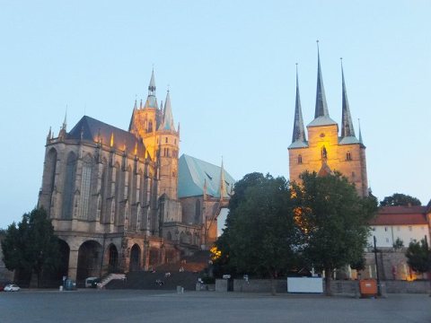 エアフルト大聖堂：ドイツ