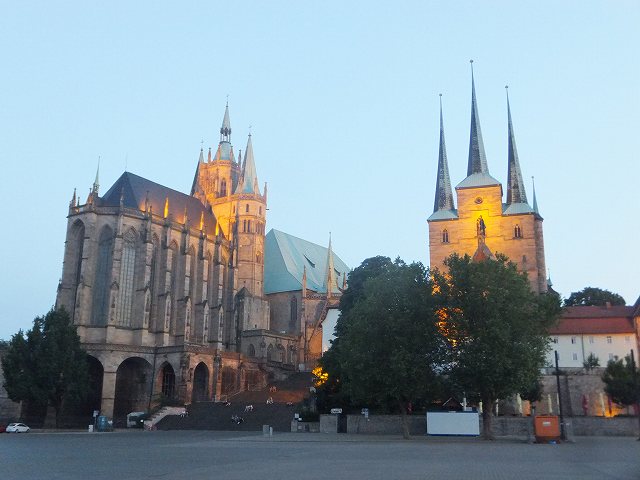 エアフルト大聖堂：ドイツ