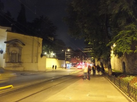 夜のイスタンブール