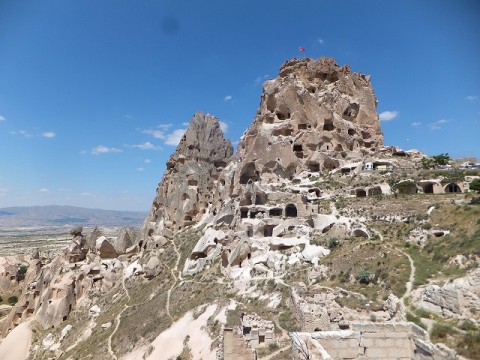 ウチヒサル城の外観