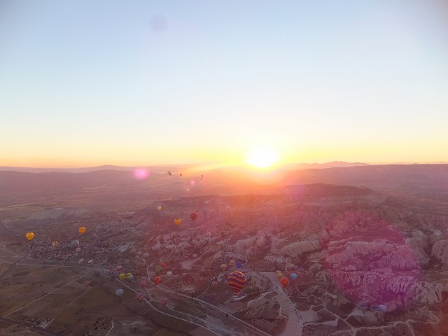 カッパドキアの日の出 バルーンツアー