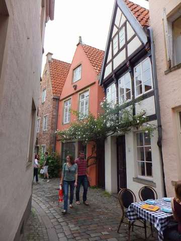 ブレーメン旧市街(シュノーア地区)：ドイツ