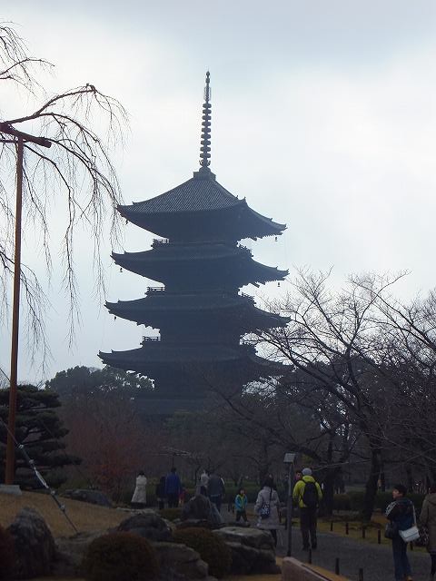 東寺「五重塔」の景色：京都