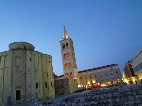 ザダルのシンボル：聖ドナト教会