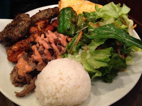 ケバブセット：ケバブカフェin渋谷