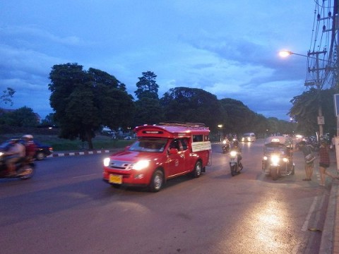 ソンテウinチェンマイ：乗合タクシー