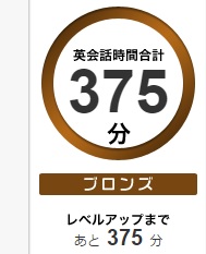 DMM英会話：レッスン合計時間