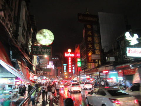 バンコク中華街の様子雰囲気