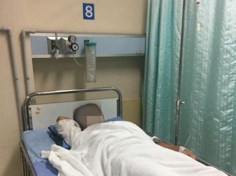 水下痢でプーケットの病院へ・点滴を打ってもらいました