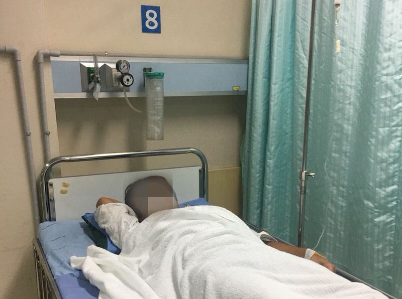 水下痢でプーケットの病院へ・点滴を打ってもらいました