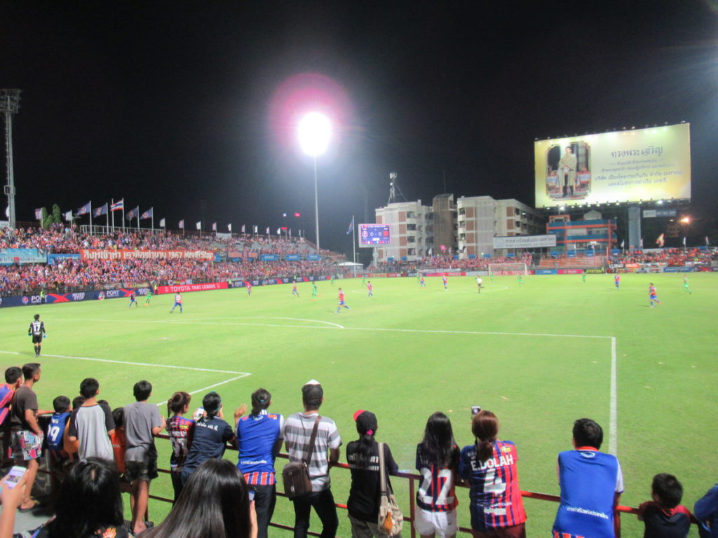 PATスタジアムの様子・タイサッカーリーグ
